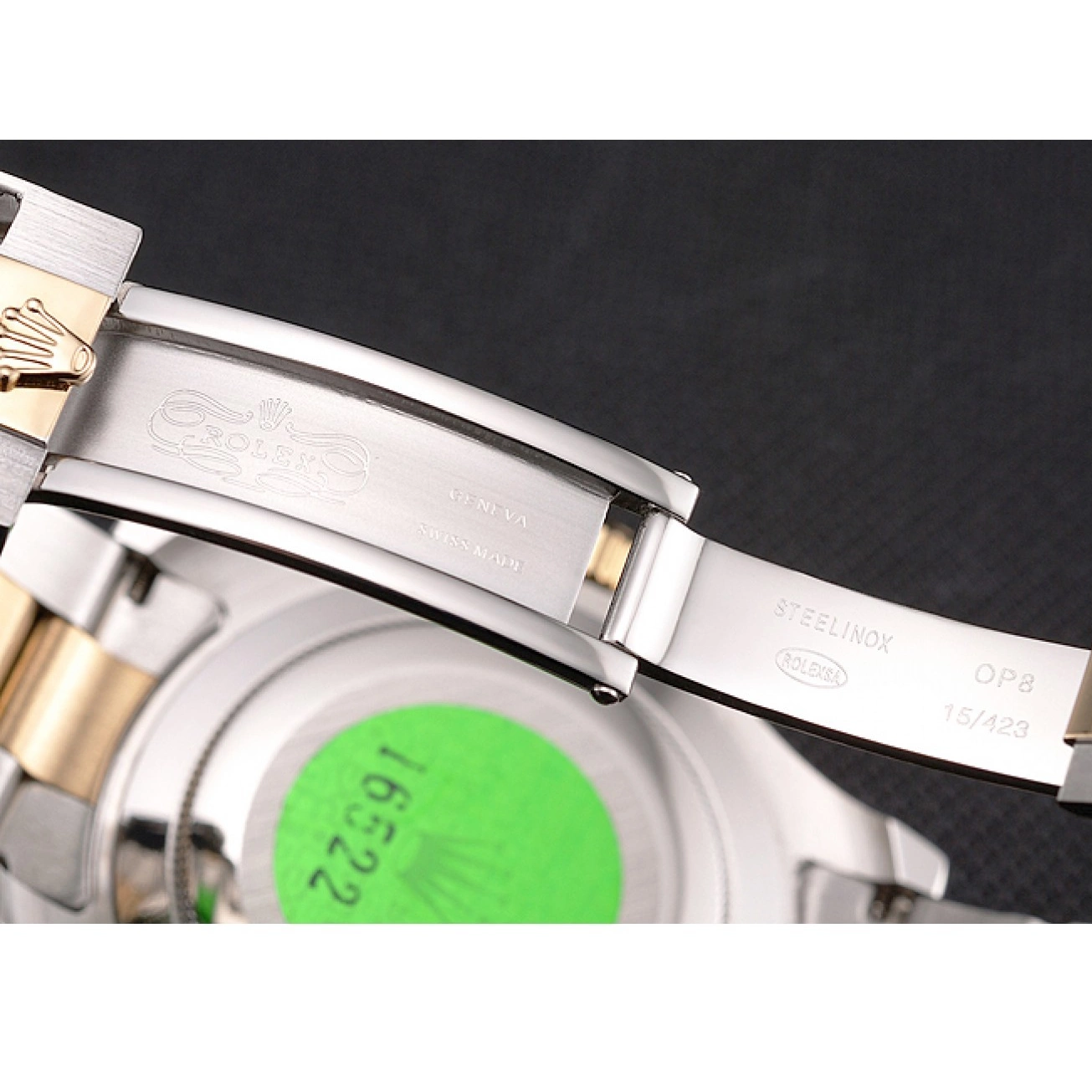 AAA Replica Watches Bezel Case Rolex Two Yacht-Master Dial Stainless Bracelet Gold White Tone Steel 0708